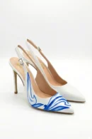 TAORMINA Décolleté SlingbackApplicazione filo di Scozia-triquetra sicilia- scarpe taormina e catania vera pelle